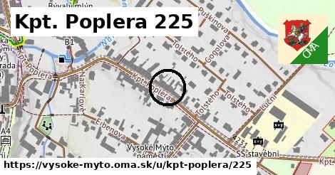 Kpt. Poplera 225, Vysoké Mýto