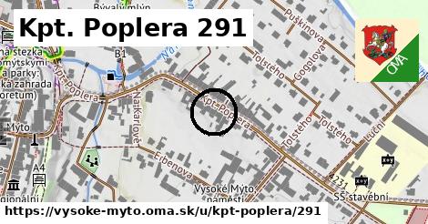 Kpt. Poplera 291, Vysoké Mýto