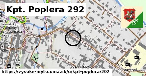 Kpt. Poplera 292, Vysoké Mýto