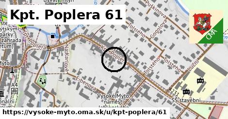 Kpt. Poplera 61, Vysoké Mýto