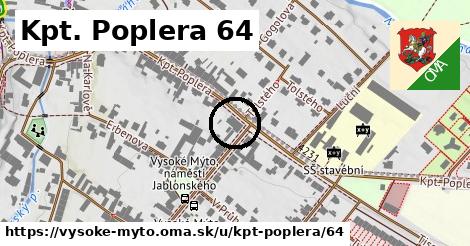 Kpt. Poplera 64, Vysoké Mýto