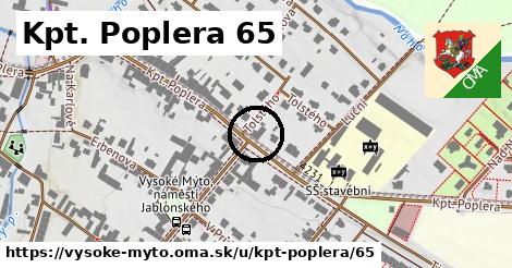 Kpt. Poplera 65, Vysoké Mýto