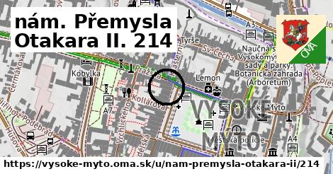 nám. Přemysla Otakara II. 214, Vysoké Mýto