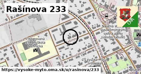 Rašínova 233, Vysoké Mýto