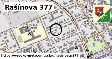 Rašínova 377, Vysoké Mýto