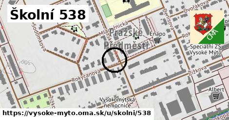 Školní 538, Vysoké Mýto
