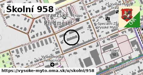 Školní 958, Vysoké Mýto