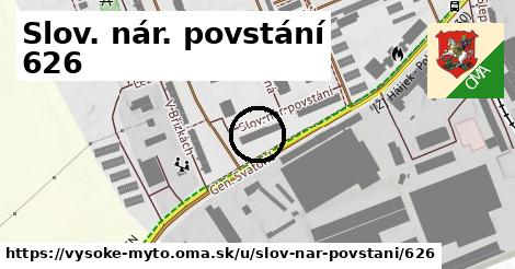Slov. nár. povstání 626, Vysoké Mýto