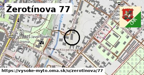 Žerotínova 77, Vysoké Mýto