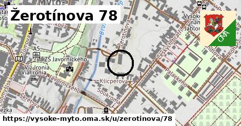 Žerotínova 78, Vysoké Mýto