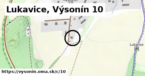 Lukavice, Výsonín <span class="supisne">10</span>