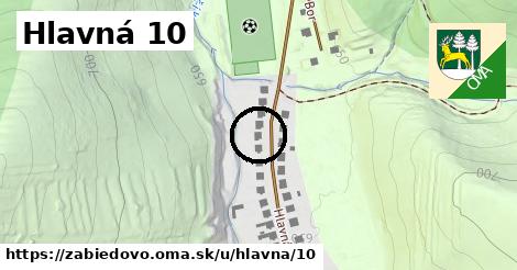 Hlavná 10, Zábiedovo