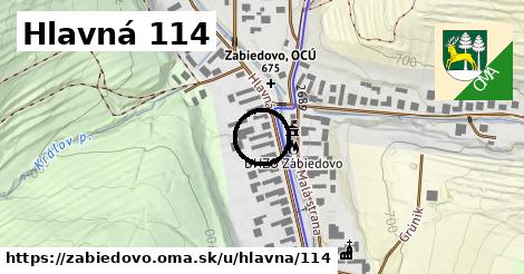 Hlavná 114, Zábiedovo