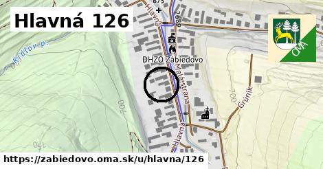 Hlavná 126, Zábiedovo