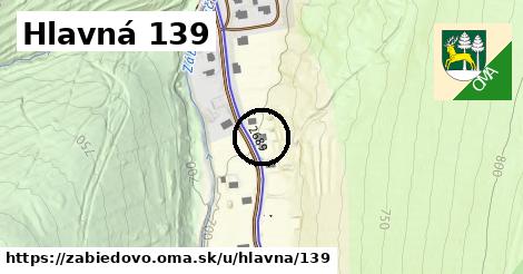 Hlavná 139, Zábiedovo