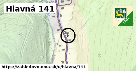 Hlavná 141, Zábiedovo