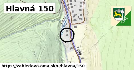 Hlavná 150, Zábiedovo