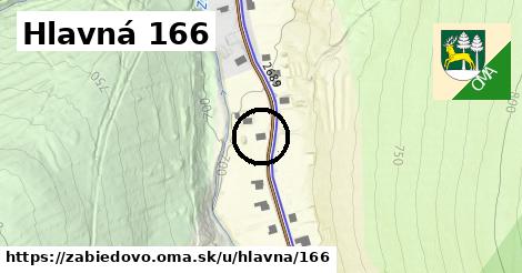 Hlavná 166, Zábiedovo