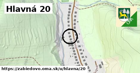 Hlavná 20, Zábiedovo