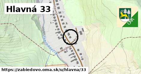 Hlavná 33, Zábiedovo