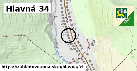 Hlavná 34, Zábiedovo