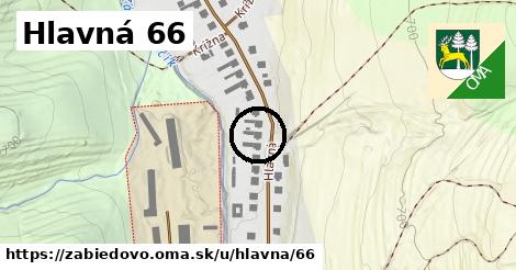 Hlavná 66, Zábiedovo