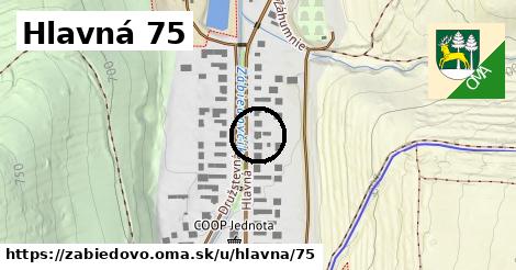 Hlavná 75, Zábiedovo