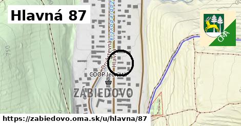 Hlavná 87, Zábiedovo