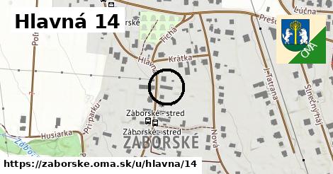 Hlavná 14, Záborské