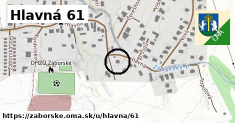 Hlavná 61, Záborské