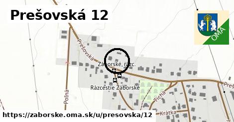 Prešovská 12, Záborské