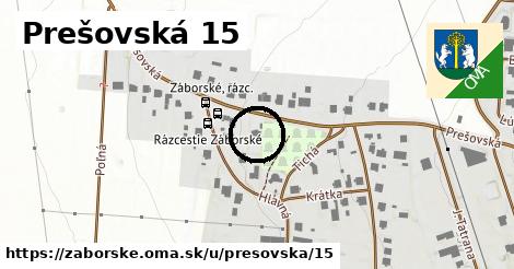 Prešovská 15, Záborské
