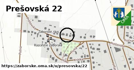 Prešovská 22, Záborské