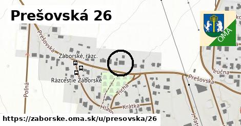 Prešovská 26, Záborské