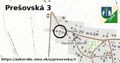 Prešovská 3, Záborské