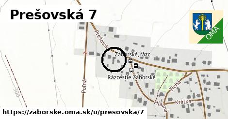 Prešovská 7, Záborské