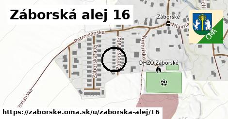 Záborská alej 16, Záborské