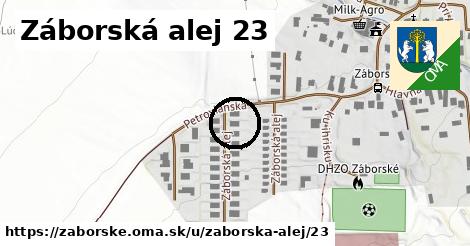 Záborská alej 23, Záborské