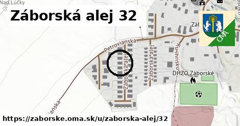 Záborská alej 32, Záborské