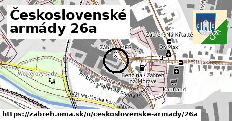 Československé armády 26a, Zábřeh