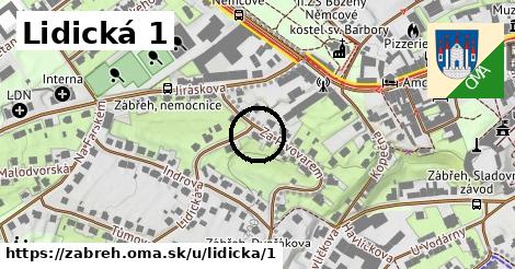 Lidická 1, Zábřeh