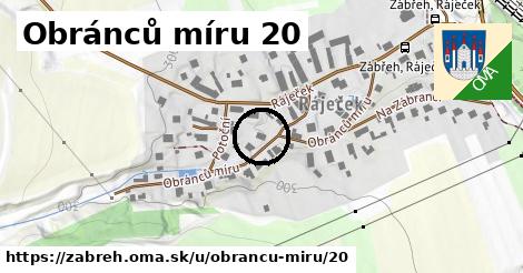 Obránců míru 20, Zábřeh