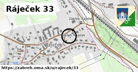 Ráječek 33, Zábřeh