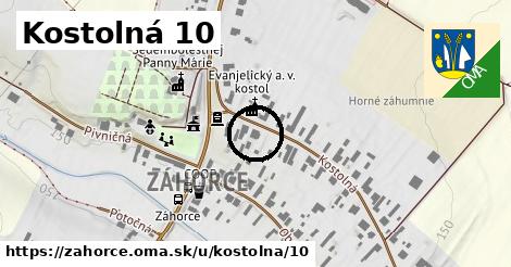 Kostolná 10, Záhorce