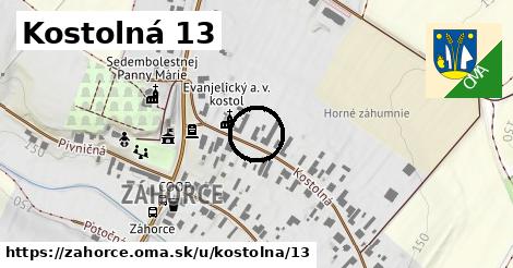 Kostolná 13, Záhorce