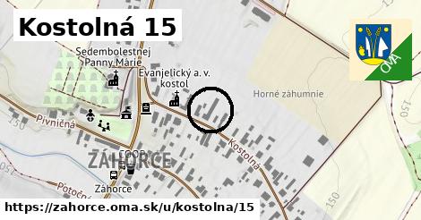 Kostolná 15, Záhorce