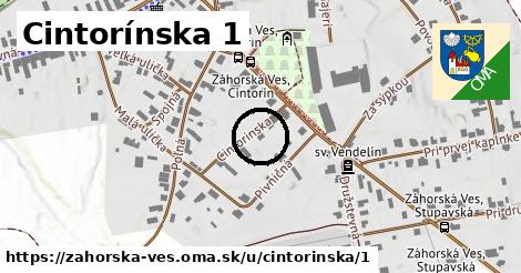 Cintorínska 1, Záhorská Ves