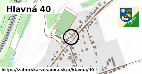 Hlavná 40, Záhorská Ves