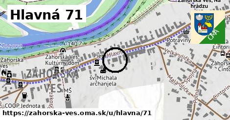 Hlavná 71, Záhorská Ves