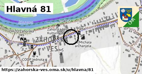 Hlavná 81, Záhorská Ves